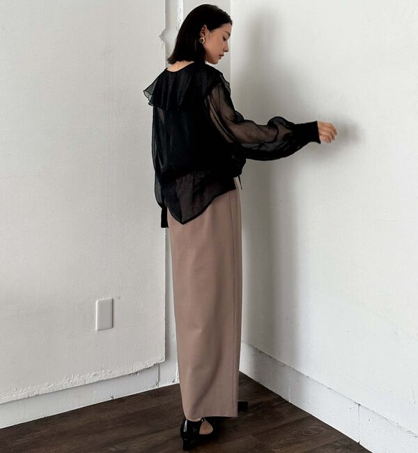 Doux archives「シアードットフリルブラウス」|シャツ・ブラウス|