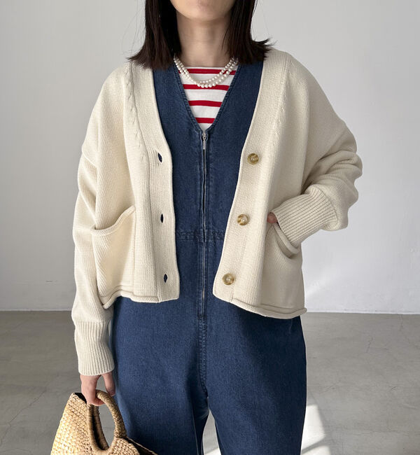 Doux archives「コットンオーバーカーデ」|カーディガン|