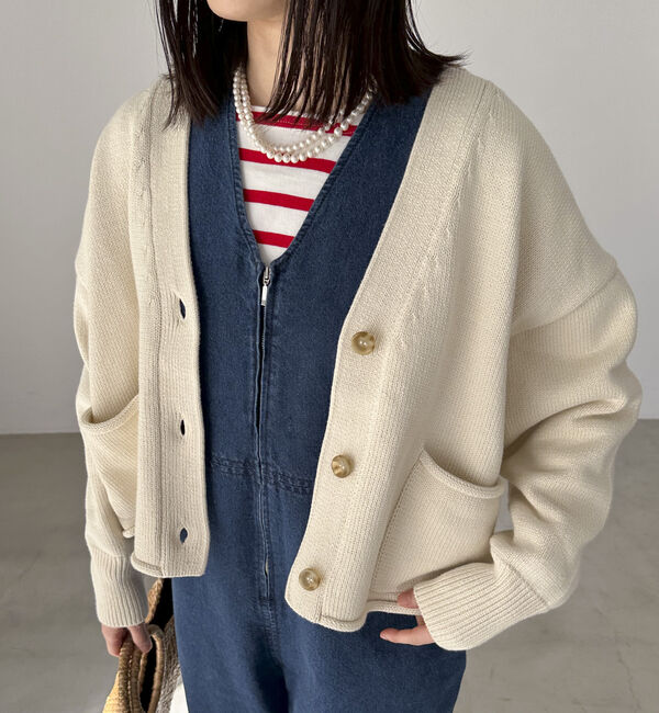 Doux archives「コットンオーバーカーデ」|カーディガン|