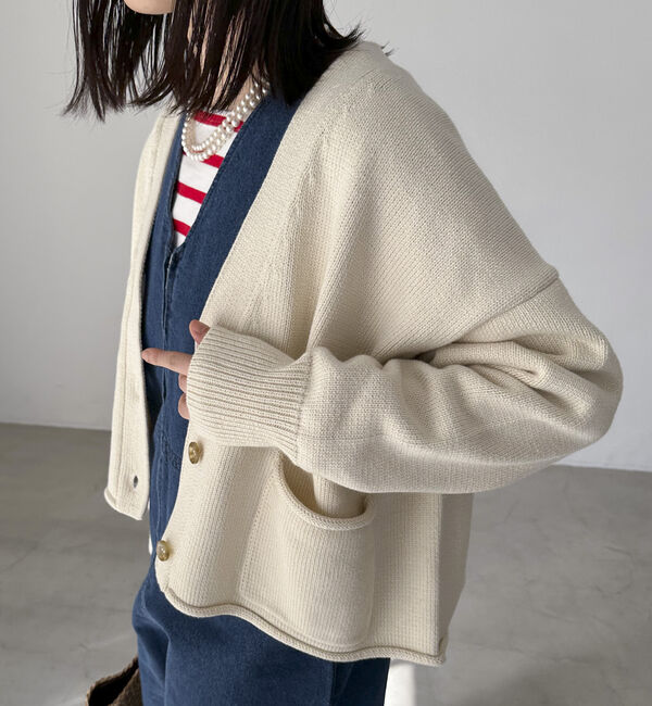Doux archives「コットンオーバーカーデ」|カーディガン|