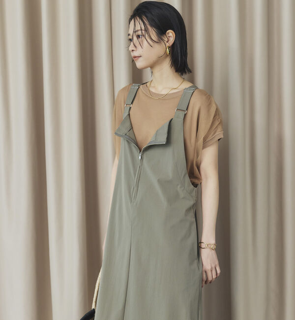 Doux archives「ＵＶ・接触冷感ウォッシャブルフロントＺＩＰジャンスカ」|ジャンパースカート|