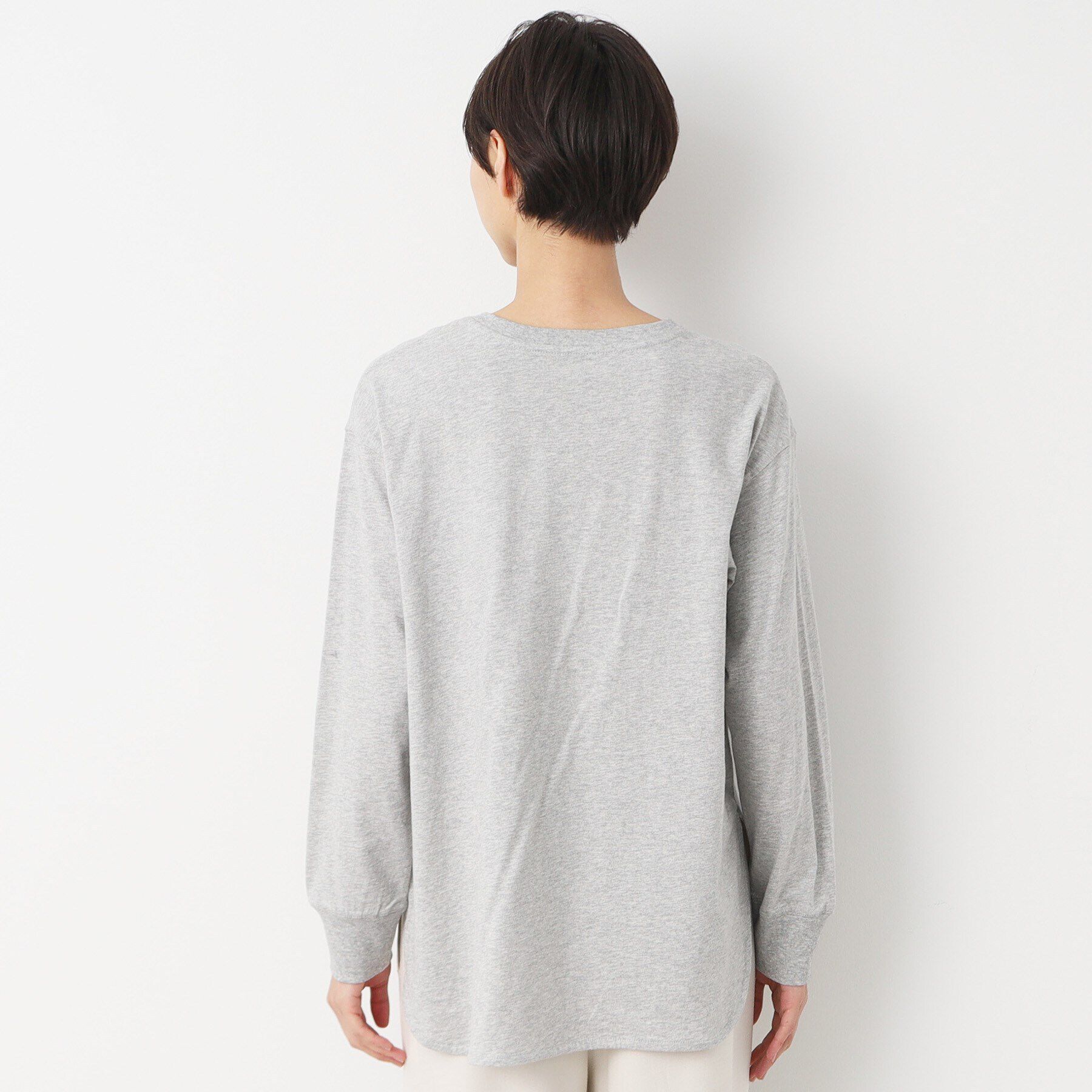 Dessin「【洗える】シルバープリントロンT」|Tシャツ・カットソー|