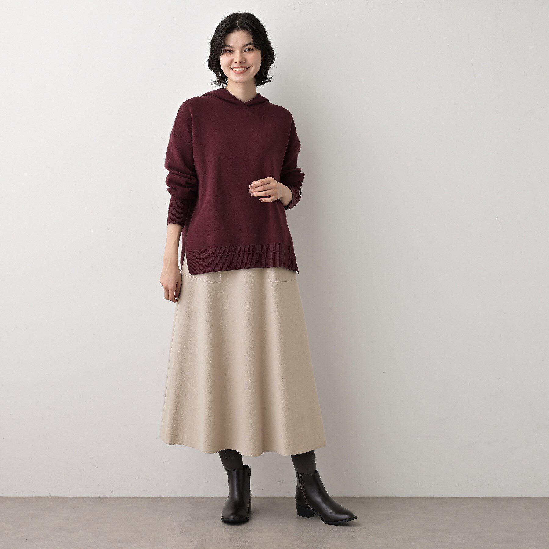 Dessin「メルトンジャージフレアスカート」|スカート|