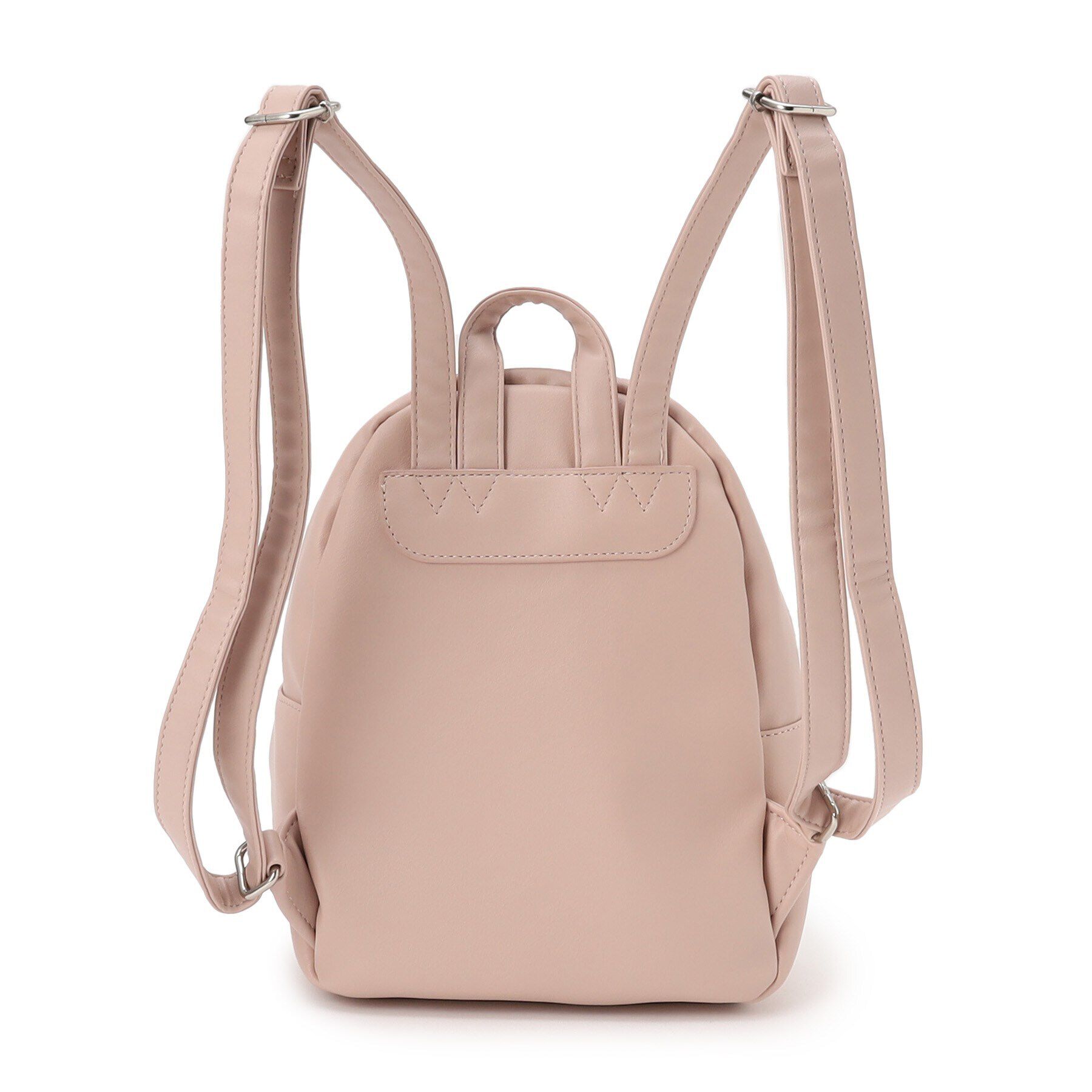 Ober Tashe「量産地雷 スタッズ南京錠付きフリルハートミニリュック」|リュック|