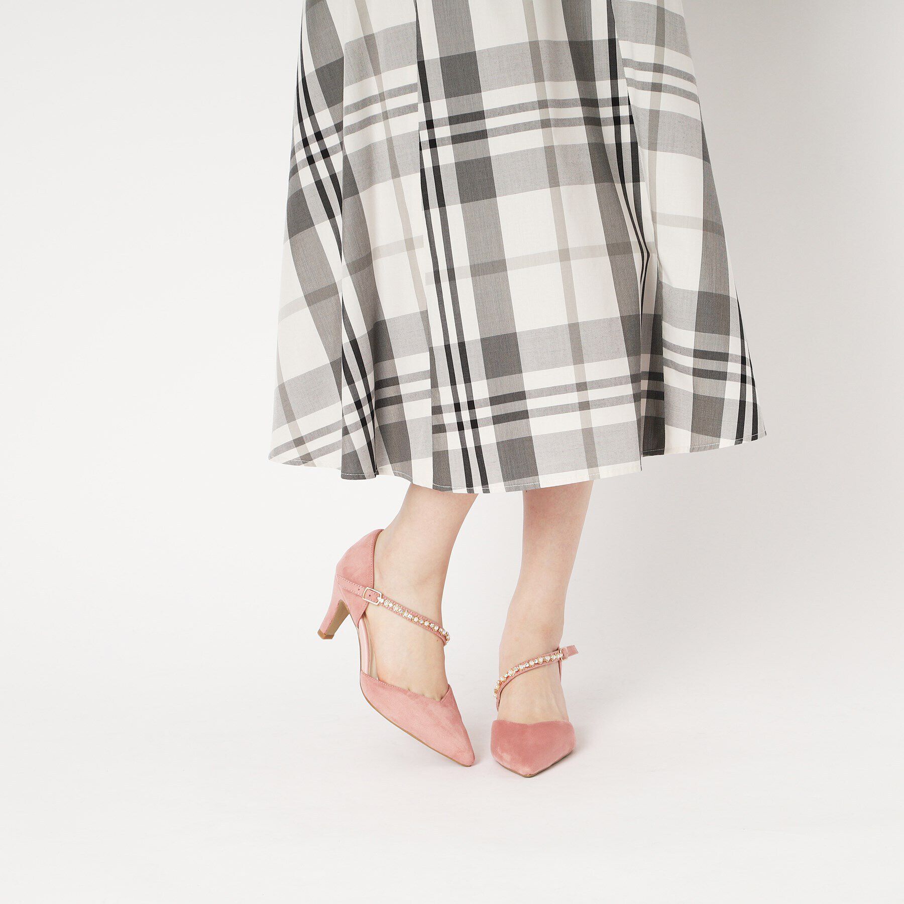 ESPERANZA「斜めストラップパンプス 結婚式二次会 パーティー 24SS」|パンプス|