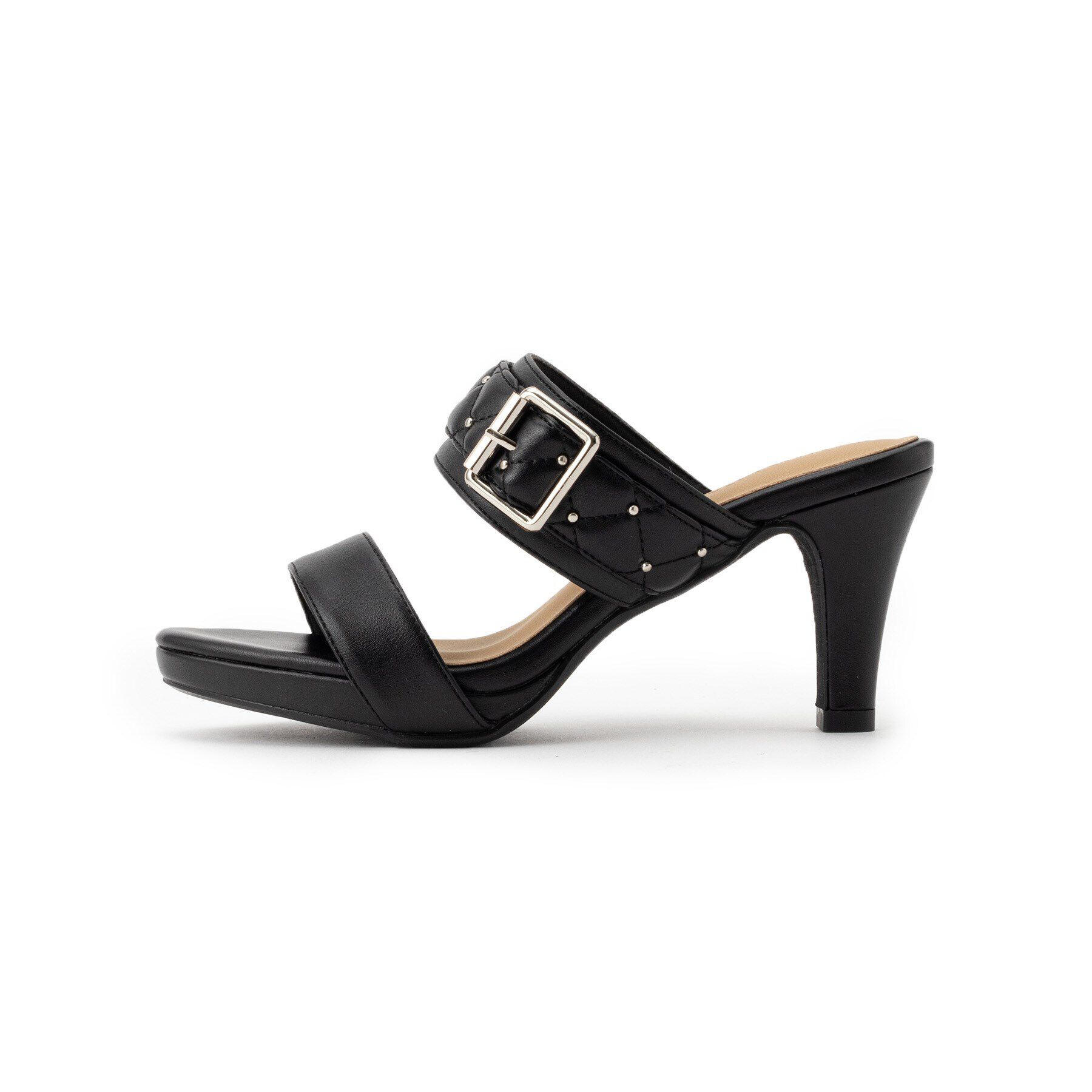 ESPERANZA「ビジューバックルダブルベルトサンダル 24SS」|サンダル|