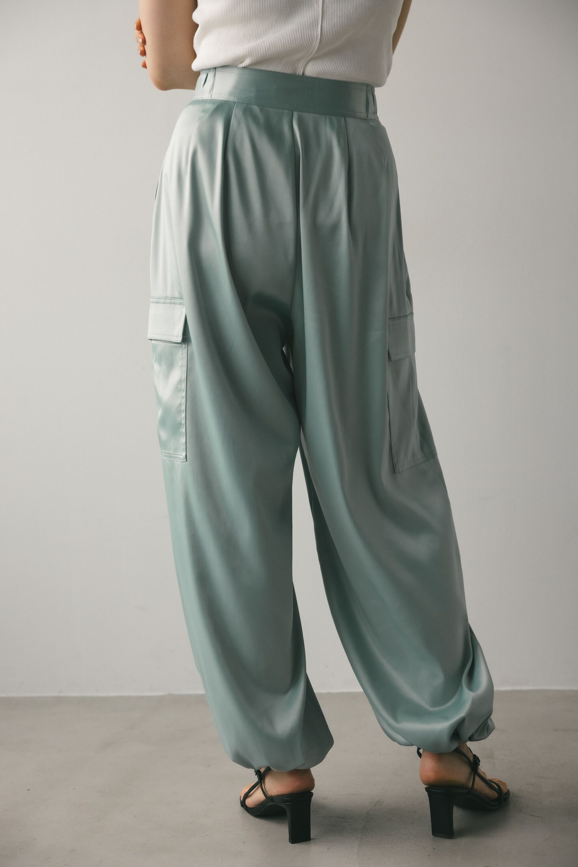 STYLEMIXER「ミラーサテンカーゴパンツ」|その他|