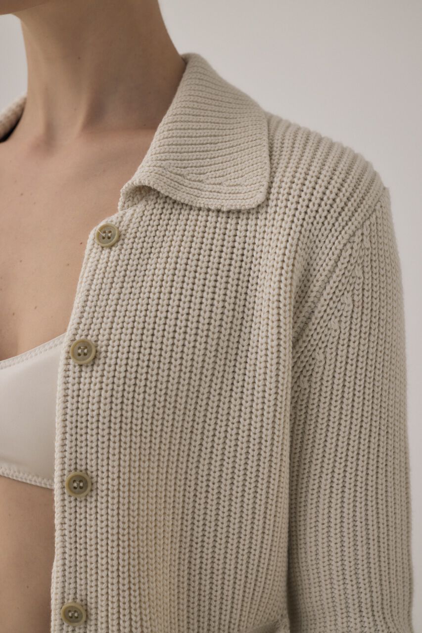 MOUSSY「植物由来の再生繊維を使用したあたたかみのあるﾆｯﾄやわらかな着心地 」|カーディガン|