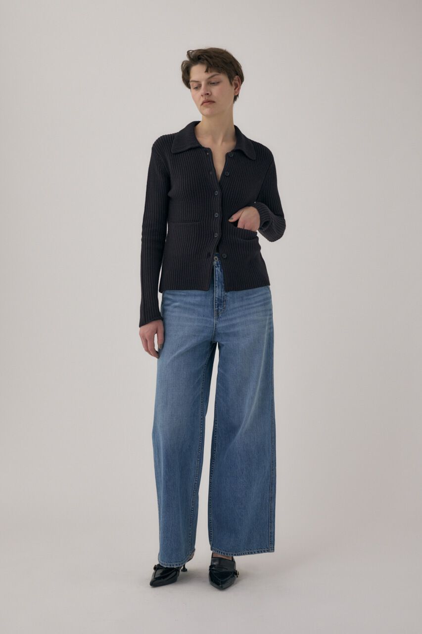 MOUSSY「植物由来の再生繊維を使用したあたたかみのあるﾆｯﾄやわらかな着心地 」|カーディガン|