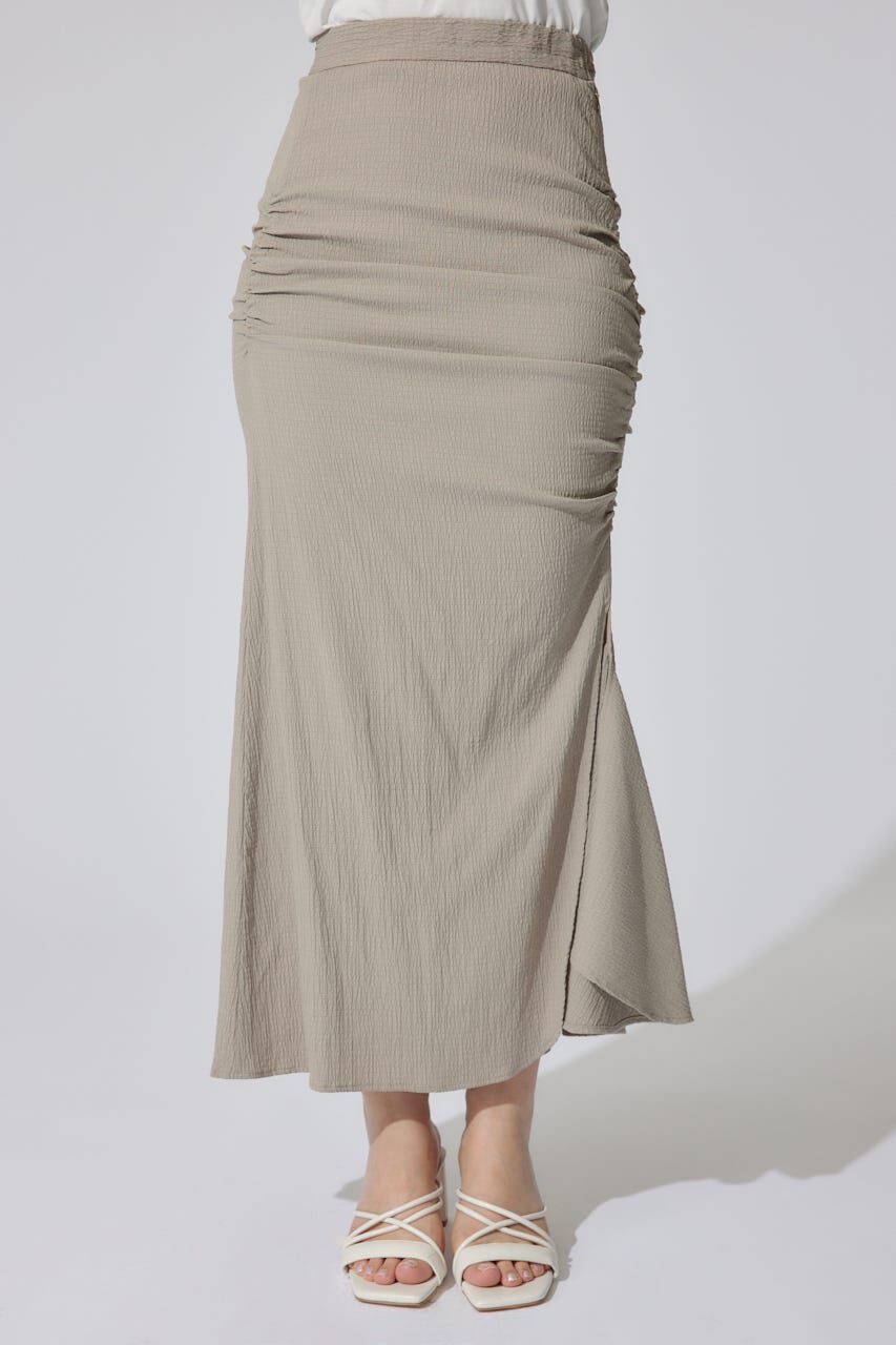 rienda「ギャザーマーメイドジャストウエストスカート」|スカート|