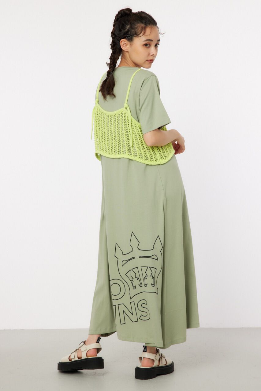 RODEO CROWNS「ラメニットメッシュビスチェ」|キャミソール|