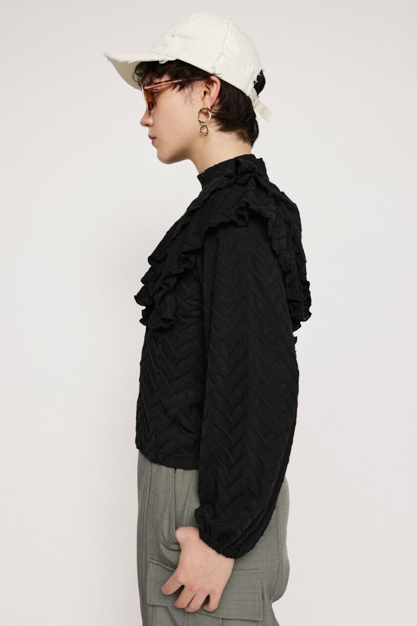 SLY「ラッフルカットレーストップス」|Tシャツ・カットソー|