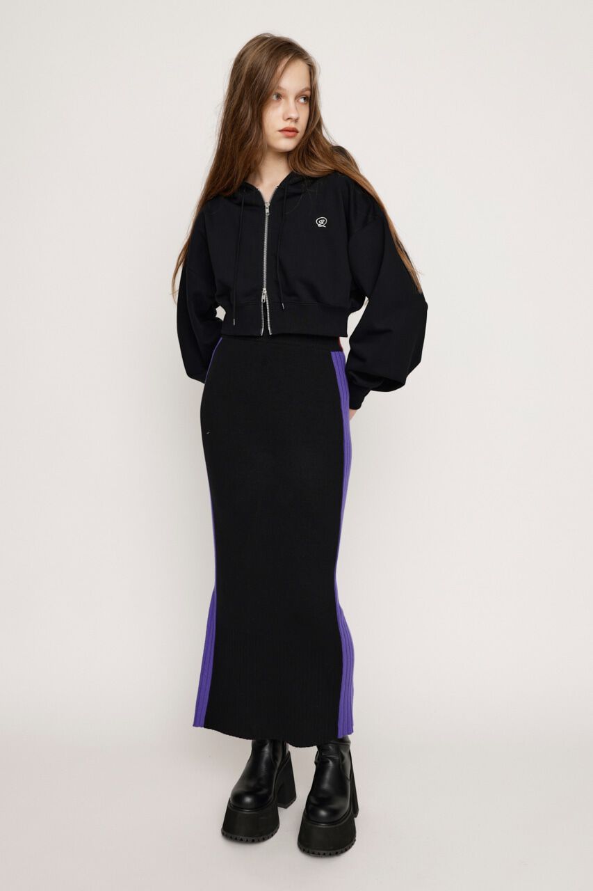 SLY「MILANO RIB ミディアムスカート」|スカート|