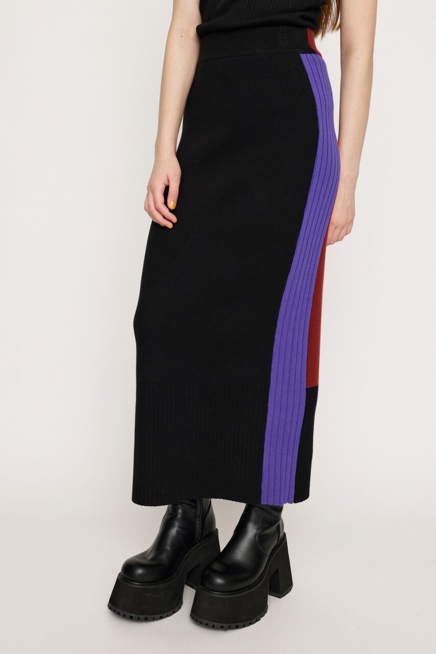 SLY「MILANO RIB ミディアムスカート」|スカート|