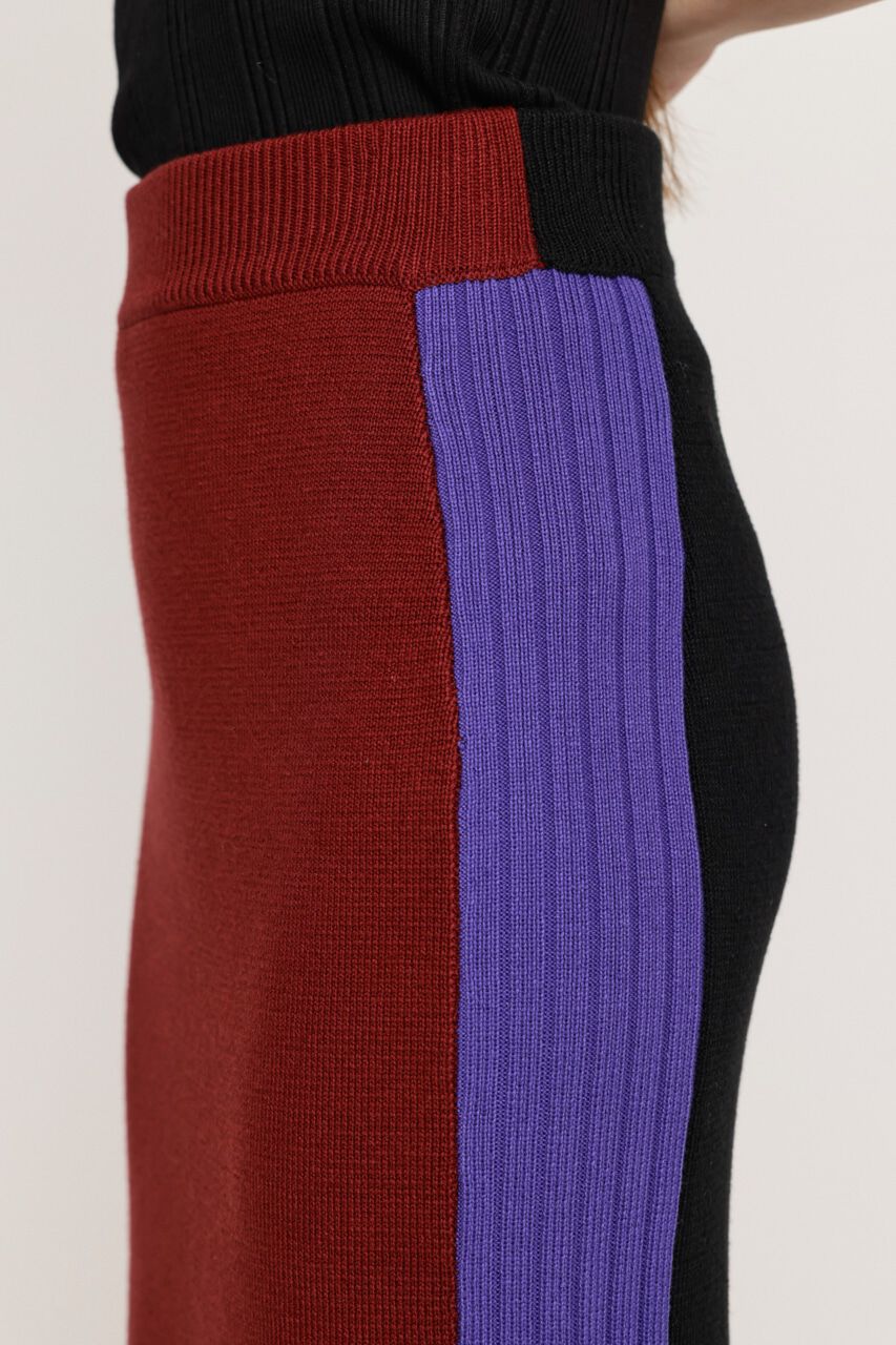 SLY「MILANO RIB ミディアムスカート」|スカート|