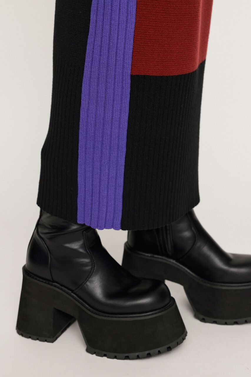 SLY「MILANO RIB ミディアムスカート」|スカート|