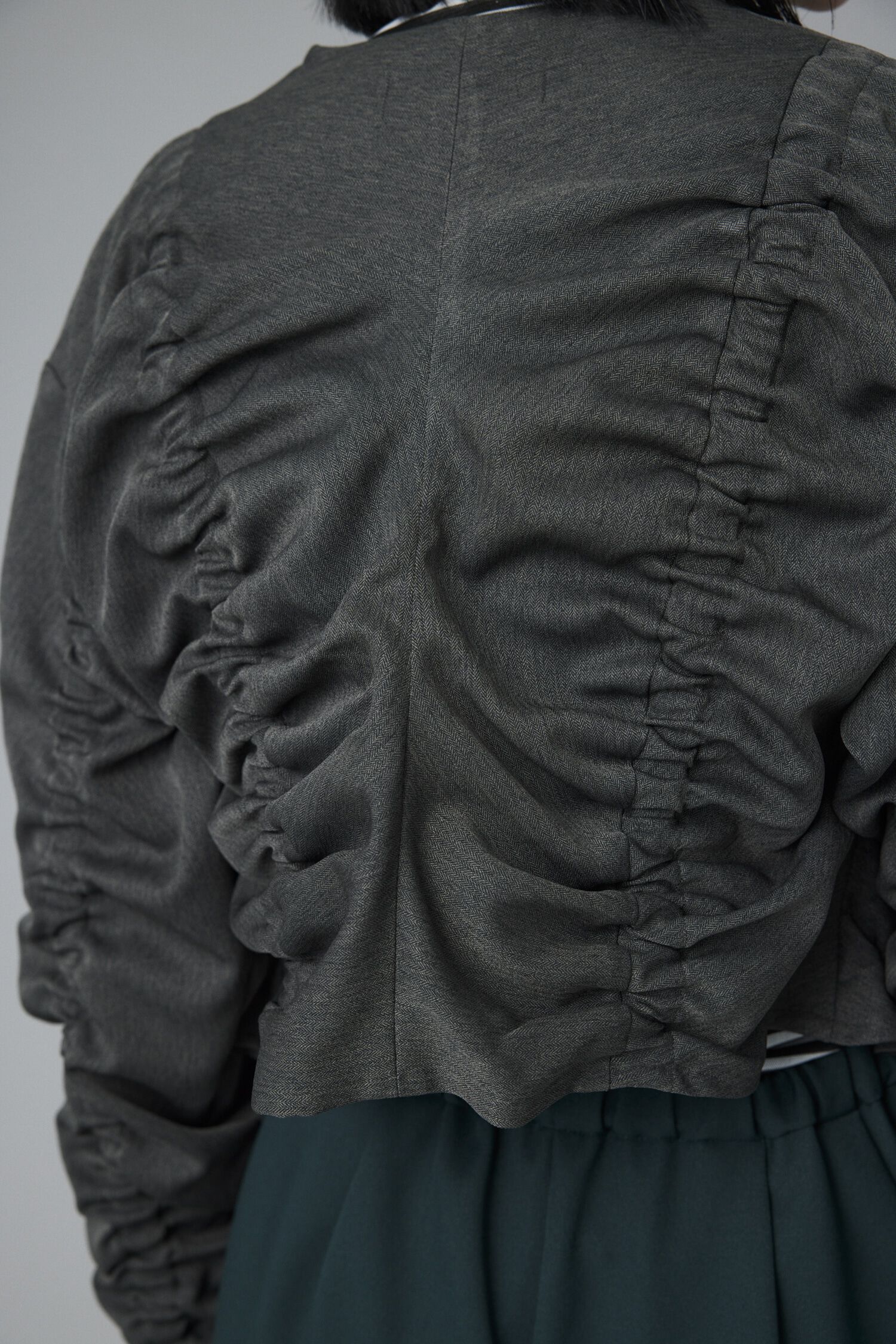 HeRIN.CYE「Shirring jacket」|シャツ・ブラウス|