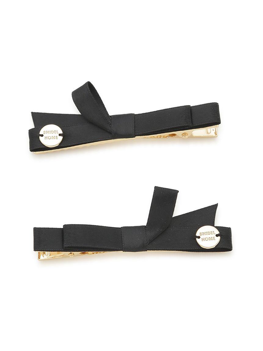 SNIDEL HOME「サテンリボンピン」|その他|BLK