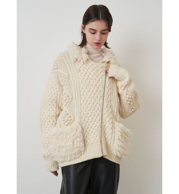 ELENDEEK「CABLE ZIP BZ」|ブルゾン・スタジャン|