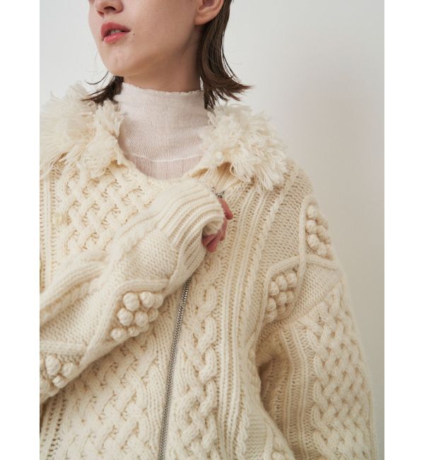 ELENDEEK「CABLE ZIP BZ」|ブルゾン・スタジャン|