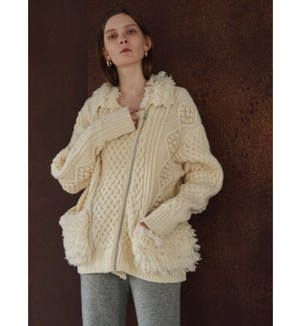 ELENDEEK「CABLE ZIP BZ」|ブルゾン・スタジャン|