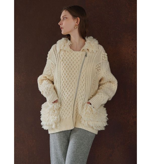 ELENDEEK「CABLE ZIP BZ」|ブルゾン・スタジャン|