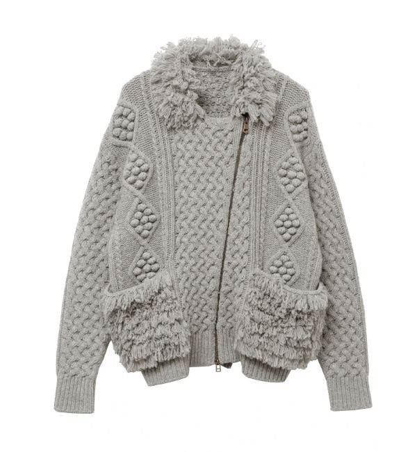 ELENDEEK「CABLE ZIP BZ」|ブルゾン・スタジャン|