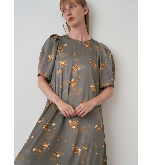 ELENDEEK「BLUR FLOWER PRINT OP」|ワンピース|