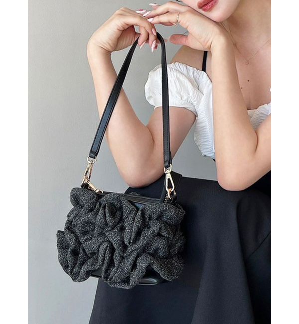 RESEXXY「モチーフミニバッグ」|ハンドバッグ|ブラック