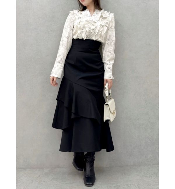 dazzlin「バックレースアップアシメマーメイドスカート」|スカート|