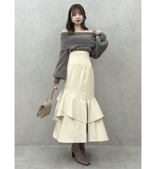 dazzlin「バックレースアップアシメマーメイドスカート」|スカート|