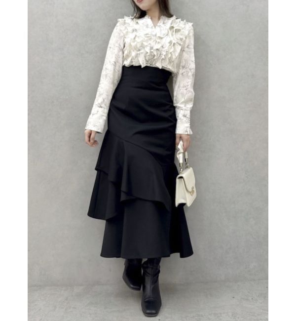 dazzlin「バックレースアップアシメマーメイドスカート」|スカート|