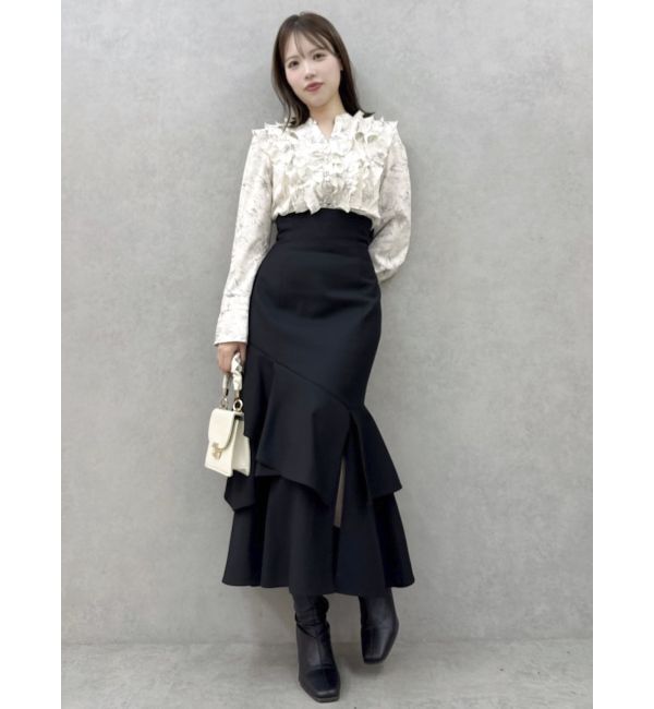 dazzlin「バックレースアップアシメマーメイドスカート」|スカート|