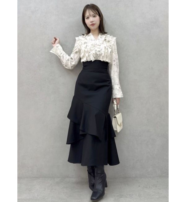 dazzlin「バックレースアップアシメマーメイドスカート」|スカート|