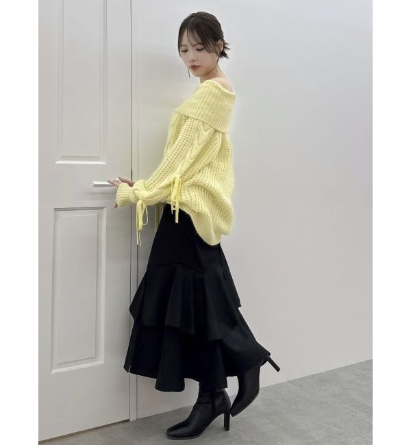 dazzlin「バックレースアップアシメマーメイドスカート」|スカート|