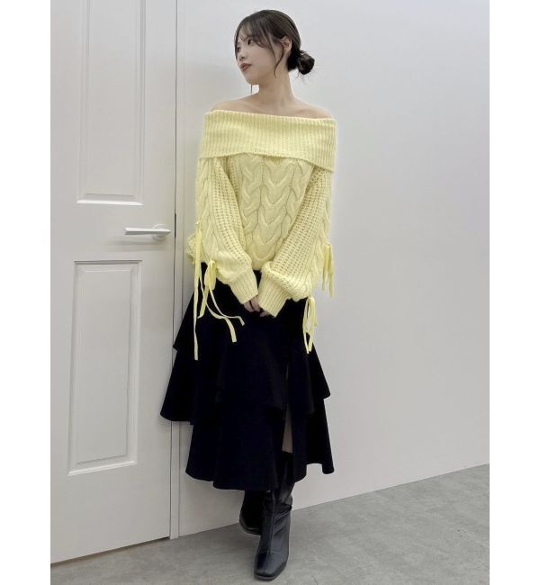 dazzlin「バックレースアップアシメマーメイドスカート」|スカート|