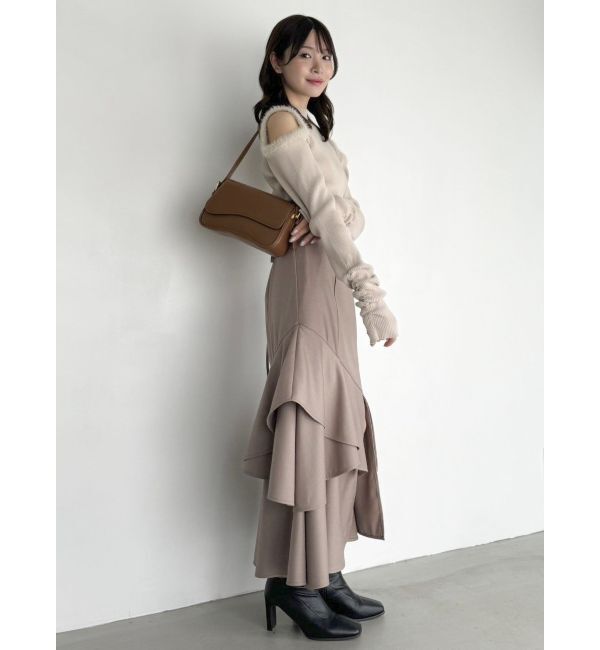 dazzlin「バックレースアップアシメマーメイドスカート」|スカート|