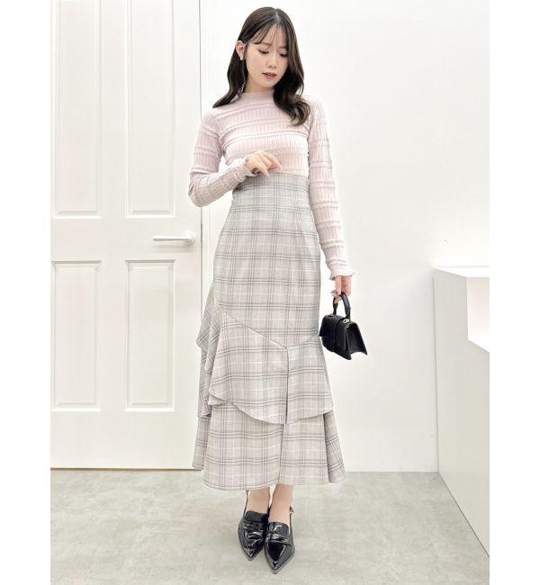 dazzlin「バックレースアップアシメマーメイドスカート」|スカート|