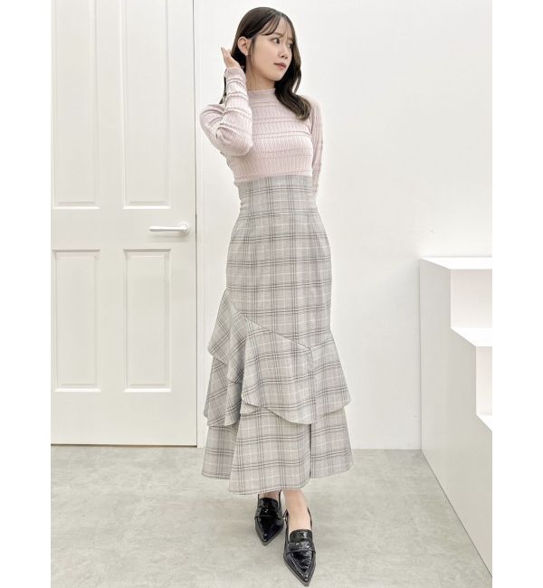 dazzlin「バックレースアップアシメマーメイドスカート」|スカート|