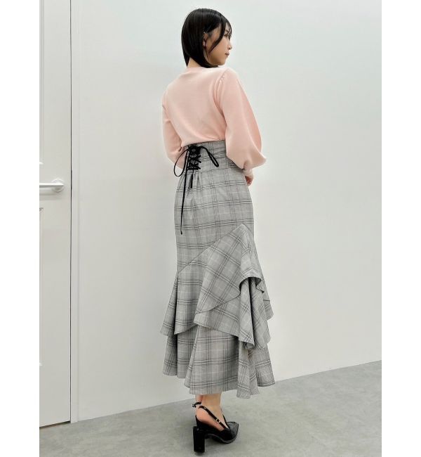 dazzlin「バックレースアップアシメマーメイドスカート」|スカート|