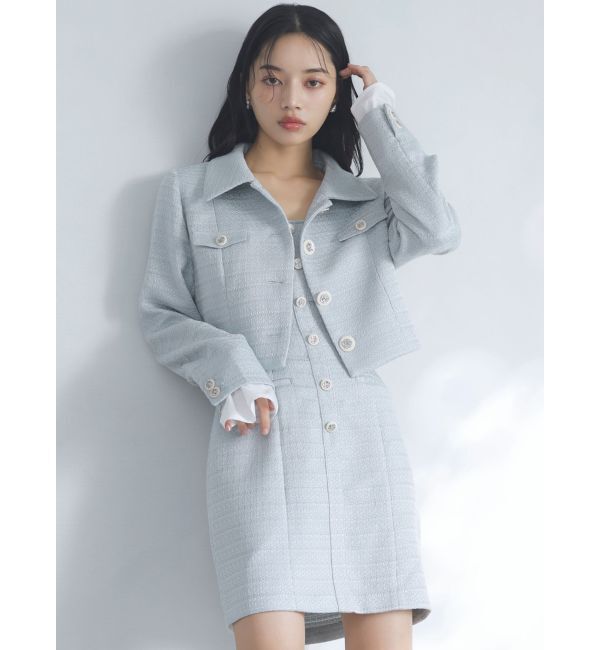 dazzlin「【セットアップ対応】2WAYスリーブツイードジャケット」|その他|