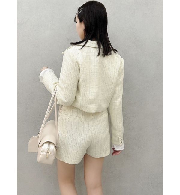 dazzlin「【セットアップ対応】2WAYスリーブツイードジャケット」|その他|