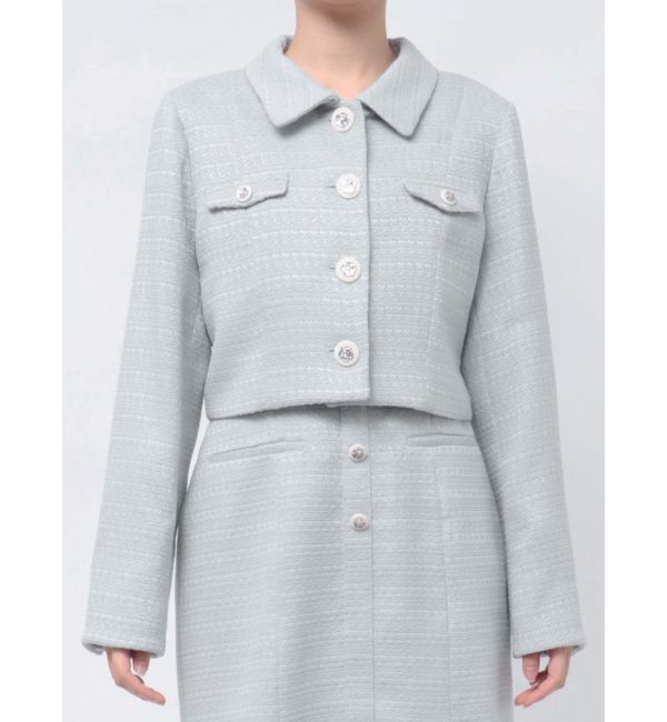 dazzlin「【セットアップ対応】2WAYスリーブツイードジャケット」|その他|