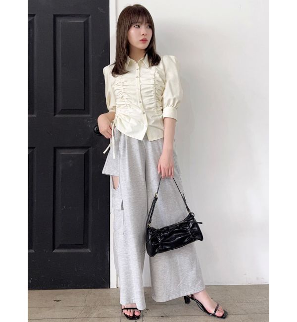 dazzlin「サイドーオープンワイドカーゴパンツ」|カーゴ|