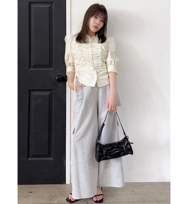 dazzlin「サイドーオープンワイドカーゴパンツ」|カーゴ|