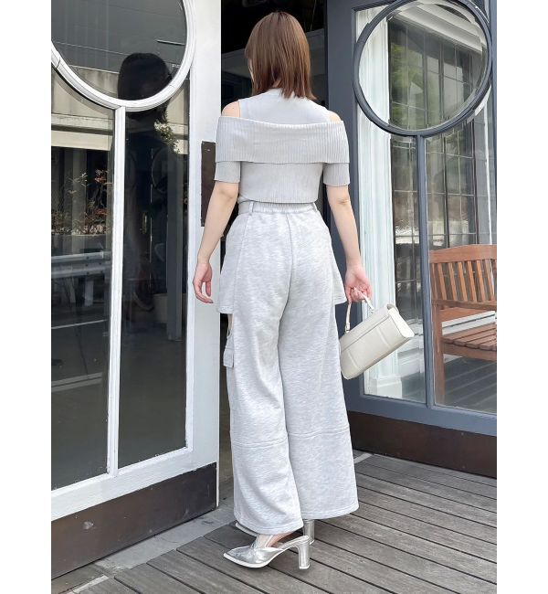 dazzlin「サイドーオープンワイドカーゴパンツ」|カーゴ|