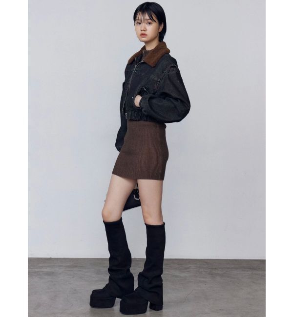 ルーズフレアカバーフィットブーツ（EMODA）｜ルミネのファッション