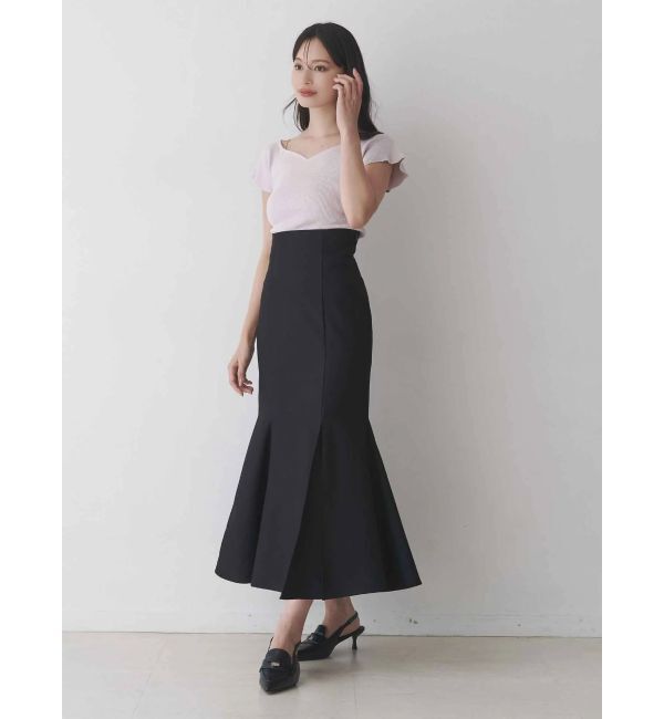 MERCURYDUO「バックレースアップストレッチマーメイドスカート」|スカート|