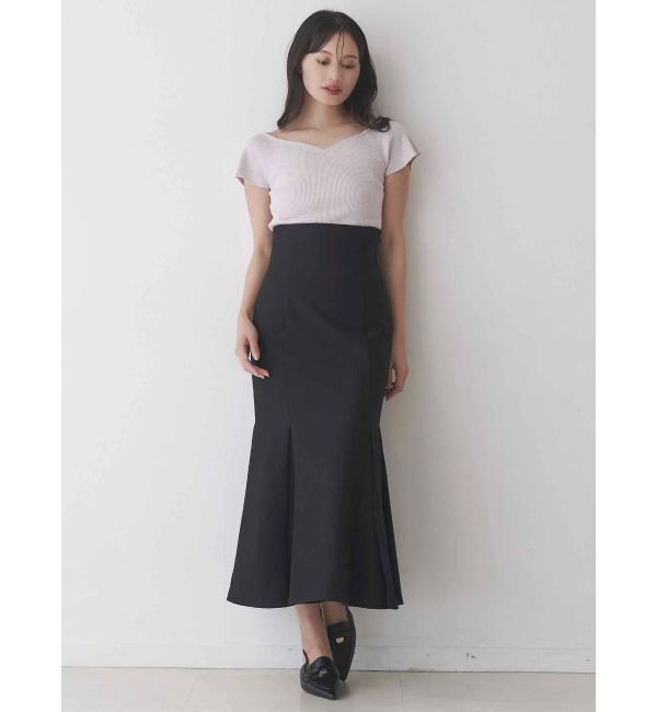 MERCURYDUO「バックレースアップストレッチマーメイドスカート」|スカート|