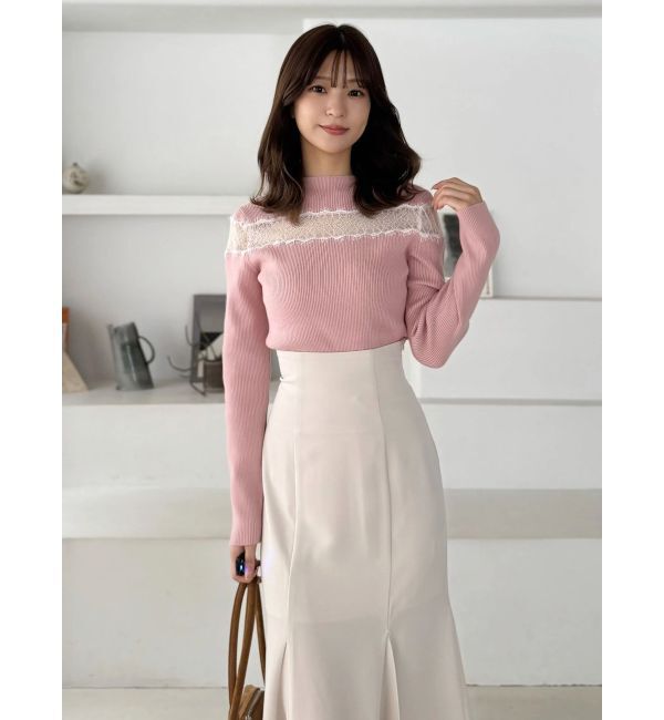 MERCURYDUO「レースカッティングニット」|ニット・セーター|